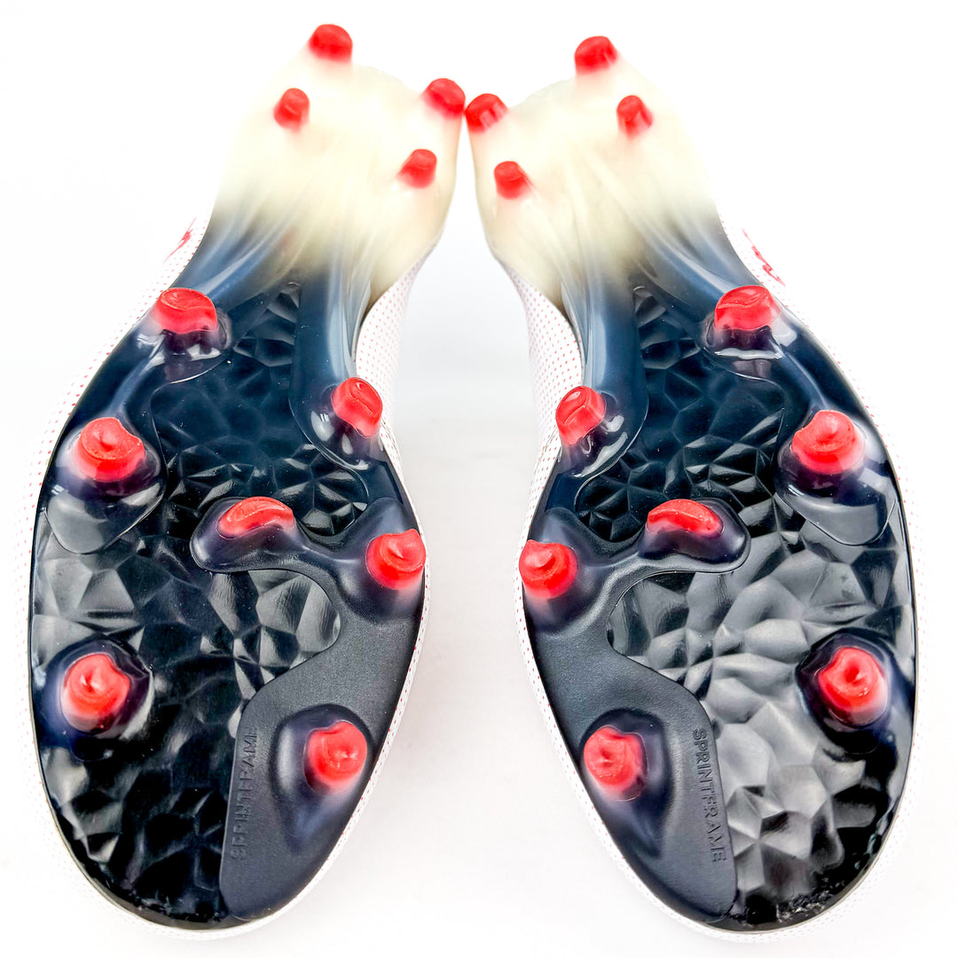 Adidas X 17.1 FG - White/Real Coral/Core Black *Wore Once*