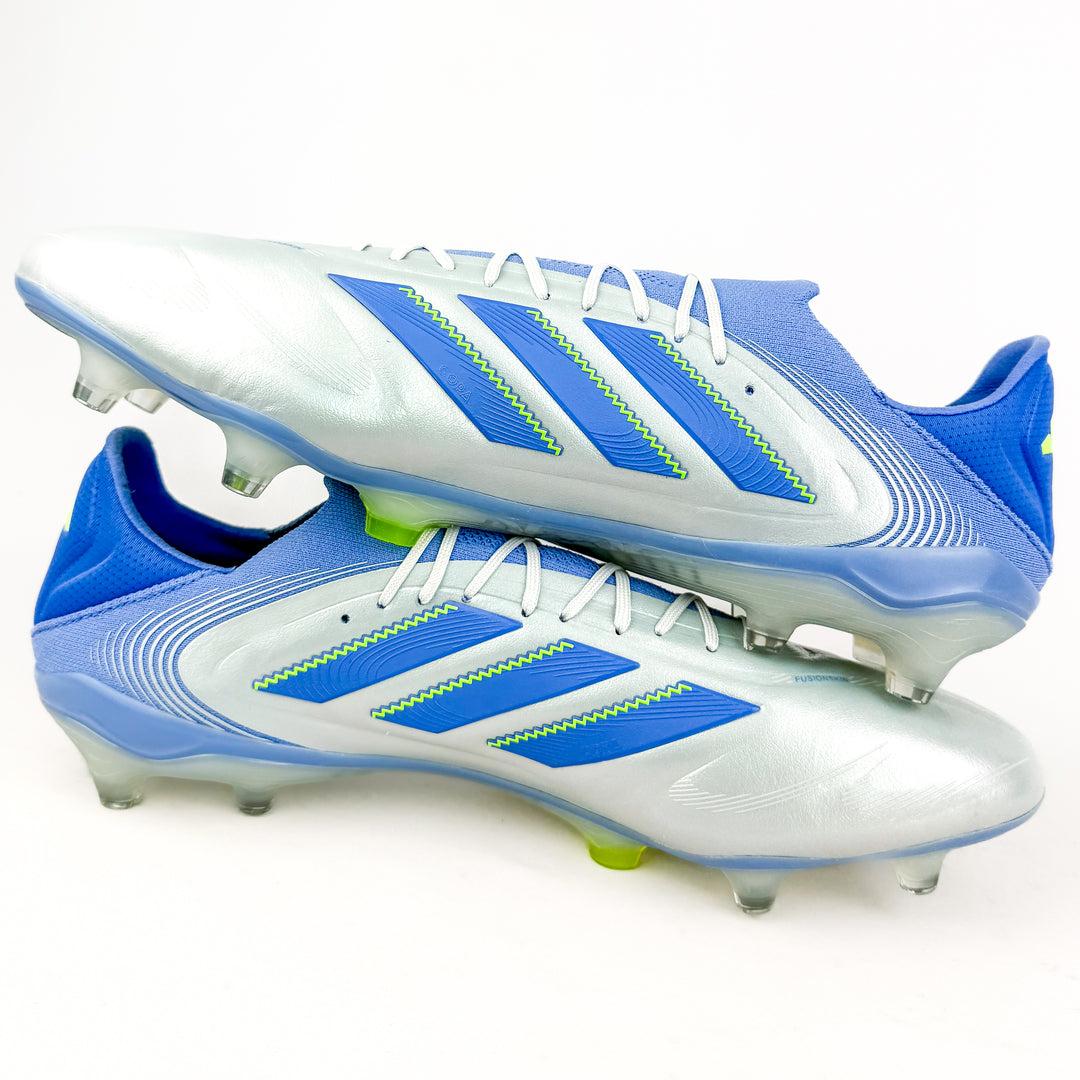 Adidas Copa Pure III Elite FG - Halo Blue/Blue Fusion/Lucid Lemon *Laced Mod*