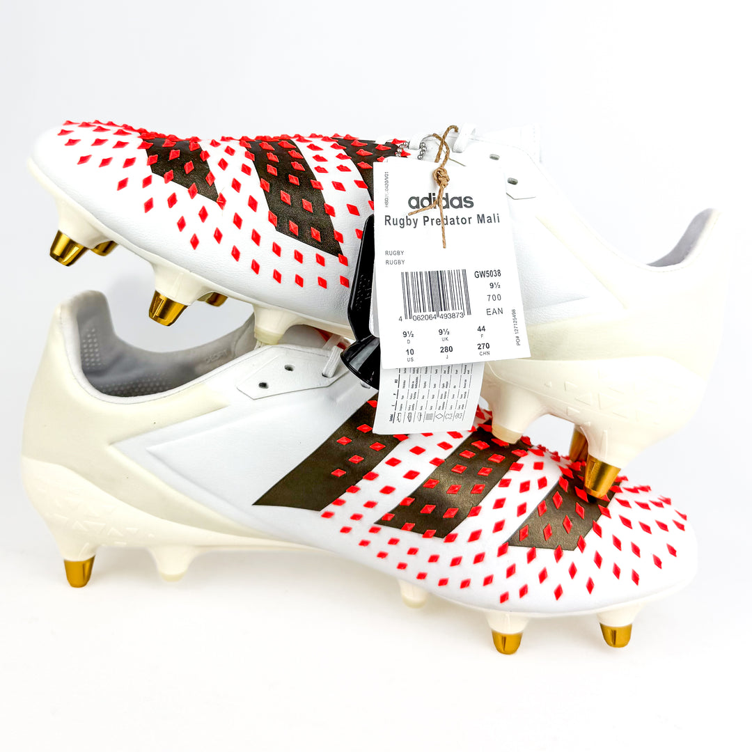 Adidas Predator Malice SG - White/Core Black/Solar Red *In Box*