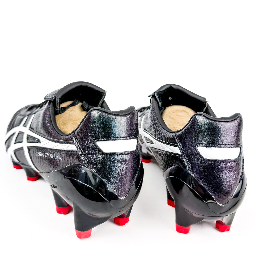 ASICS Lethal Testimonial 4 IT FG - Black/White/Red *Brand New*