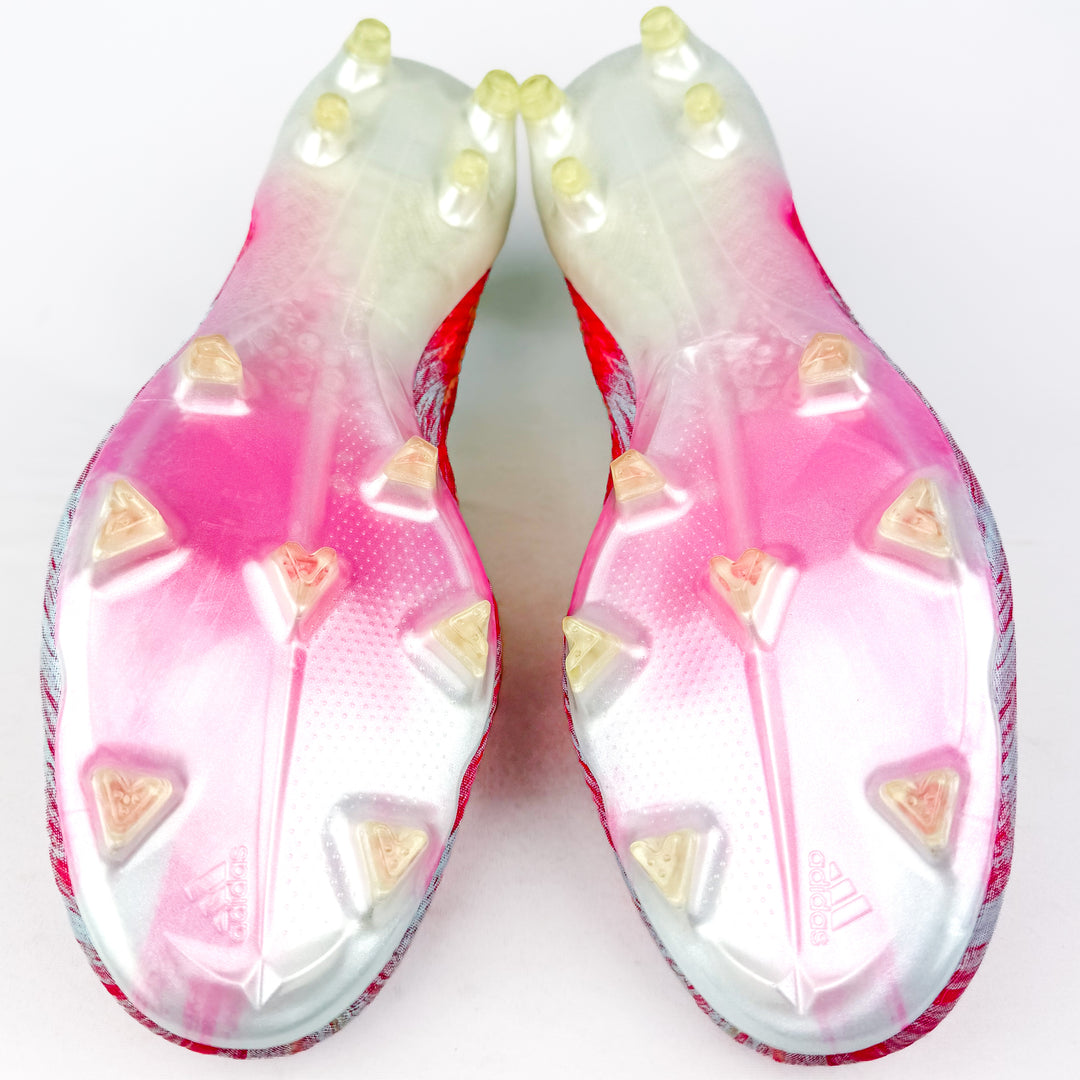 Adidas X 19.1 FG - White/Shock Pink/Black *As New*