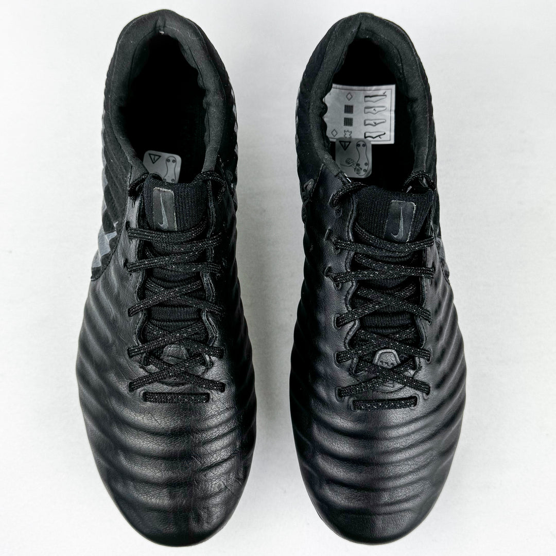 Nike Tiempo Legend VII Elite Anti-Clog SG-Pro - Black/Black *Brand New*