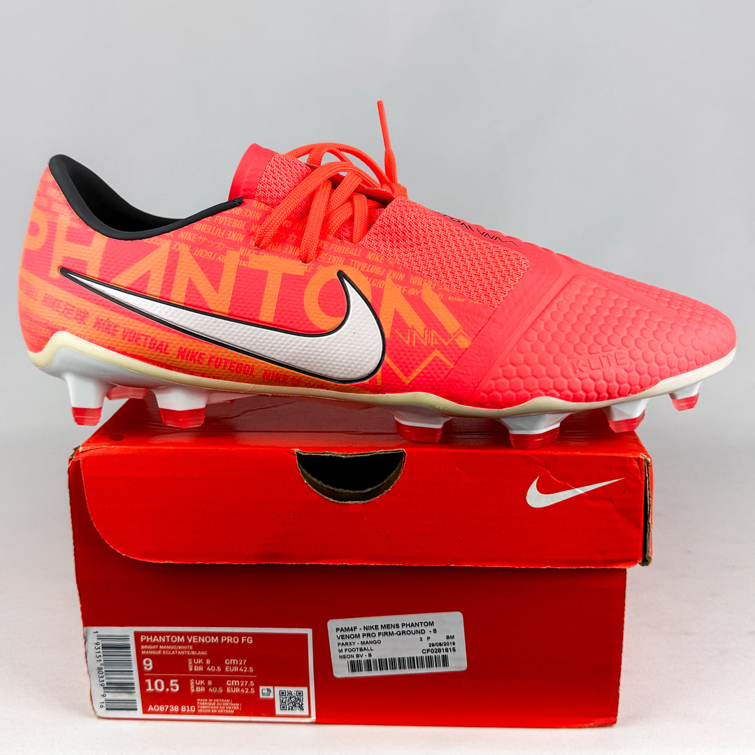 Nike Phantom Venom Pro FG - Bright Mango/White *In Box*