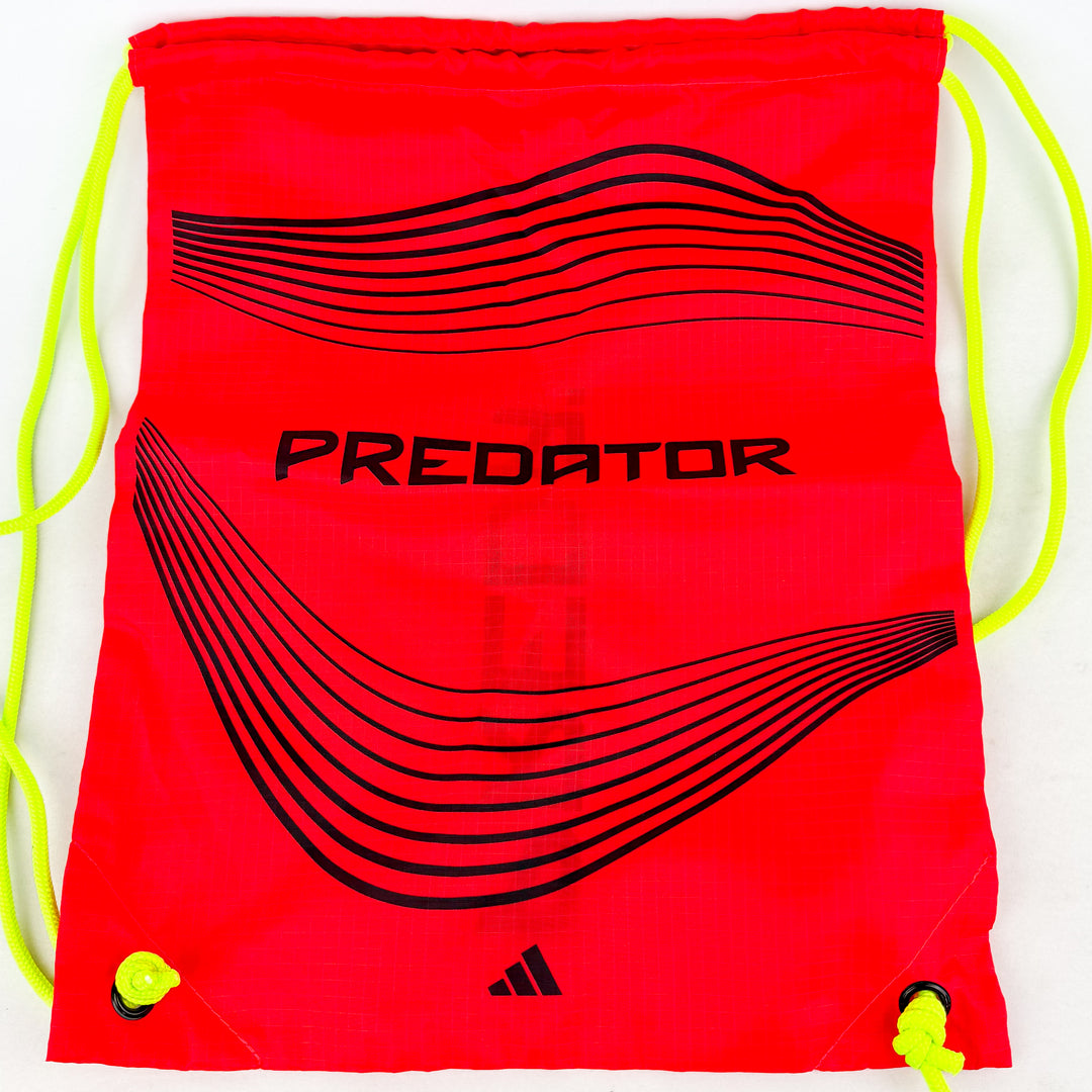 Adidas Predator Elite FG - Lucid Red/White/Core Black *Laced Mod*
