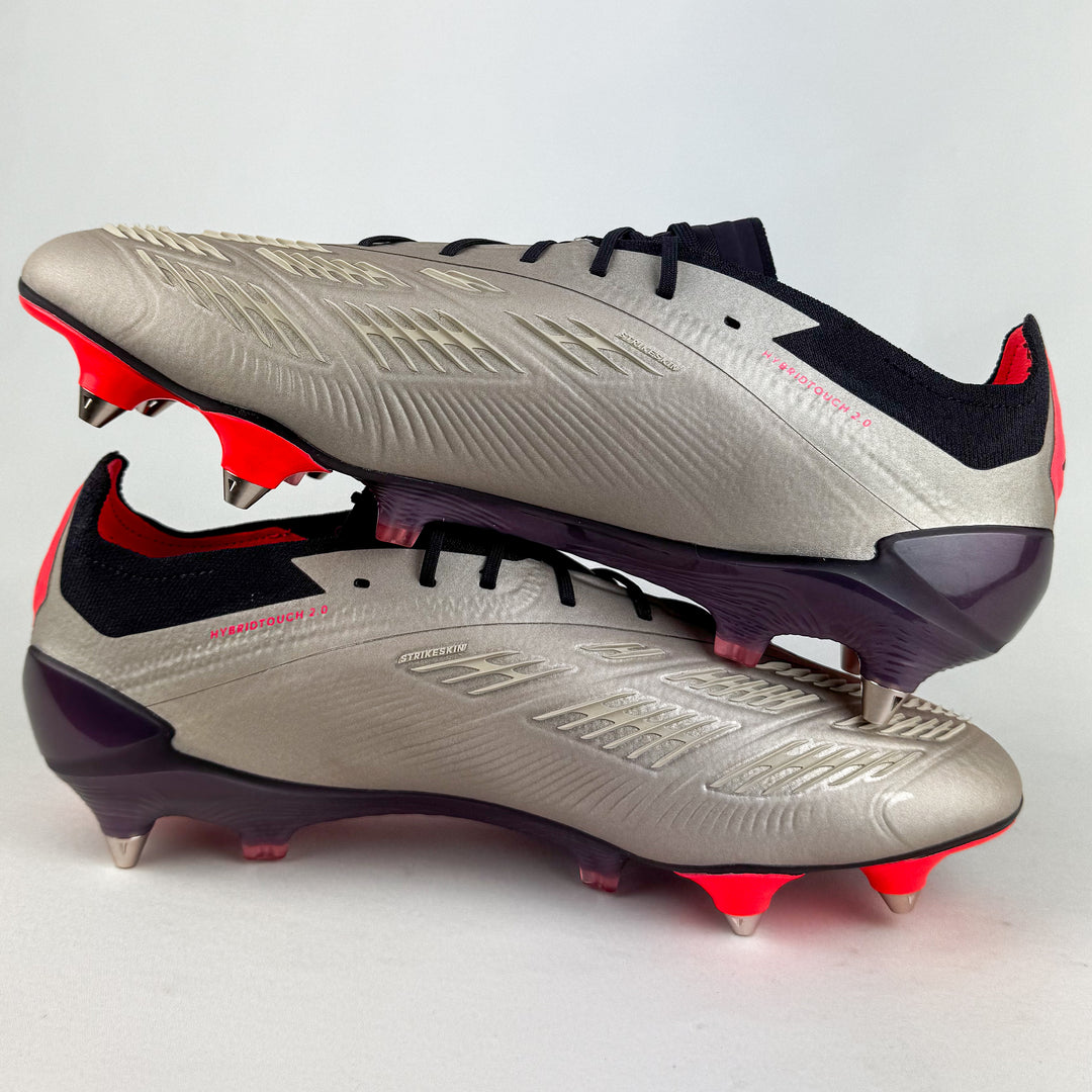 Adidas Predator Elite SG - Platinum Metallic/Aurora Black/Carbon *Brand New*