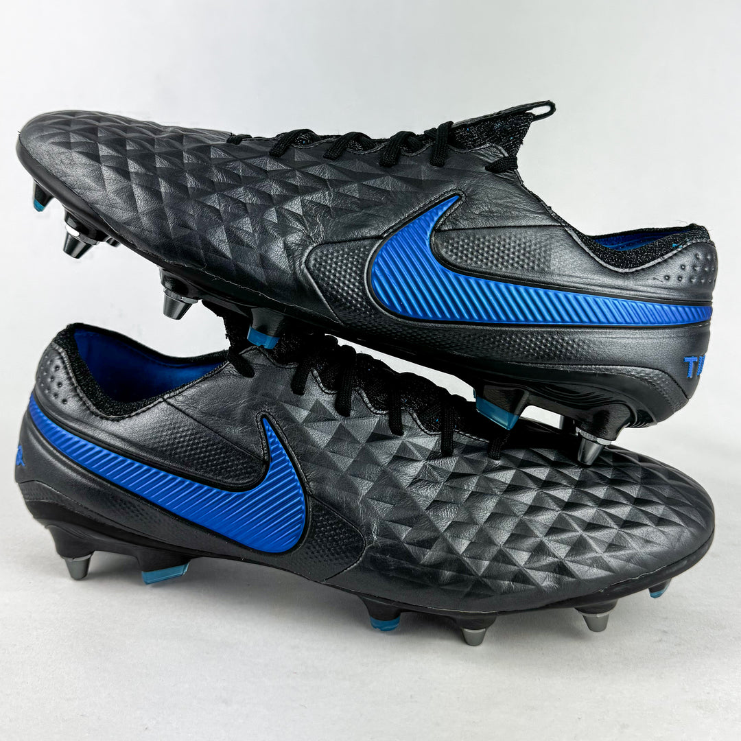 Nike Tiempo Legend VIII Elite SG-Pro - Player Edition - Black/Blue Hero *Brand New*