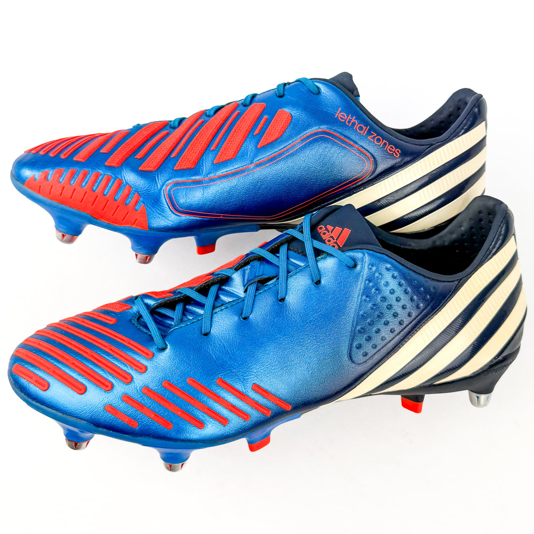 Adidas Predator LZ SG - Blue/White/Infrared *Pre-Owned*