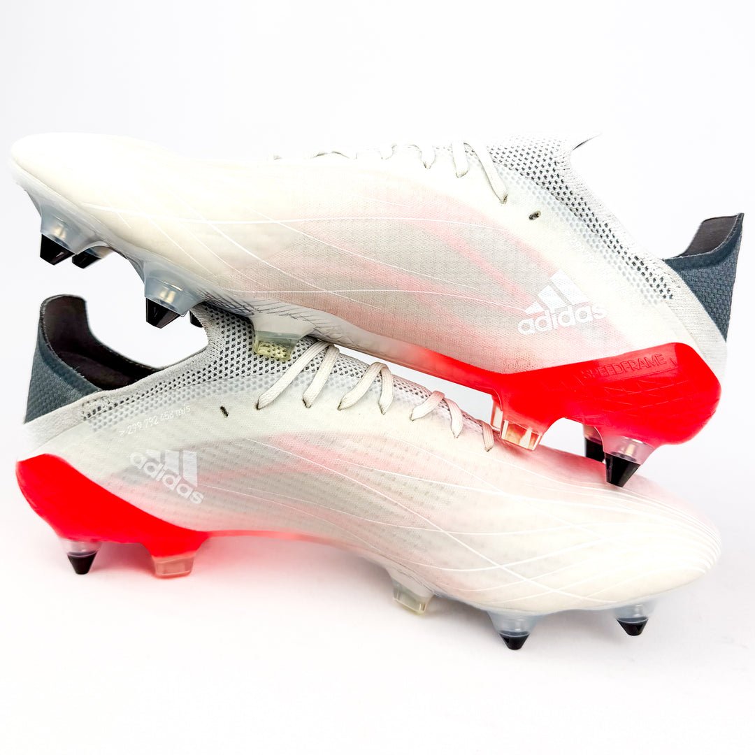 Adidas X Speedflow .1 SG - White/Iron Metallic/Solar Red *As New*