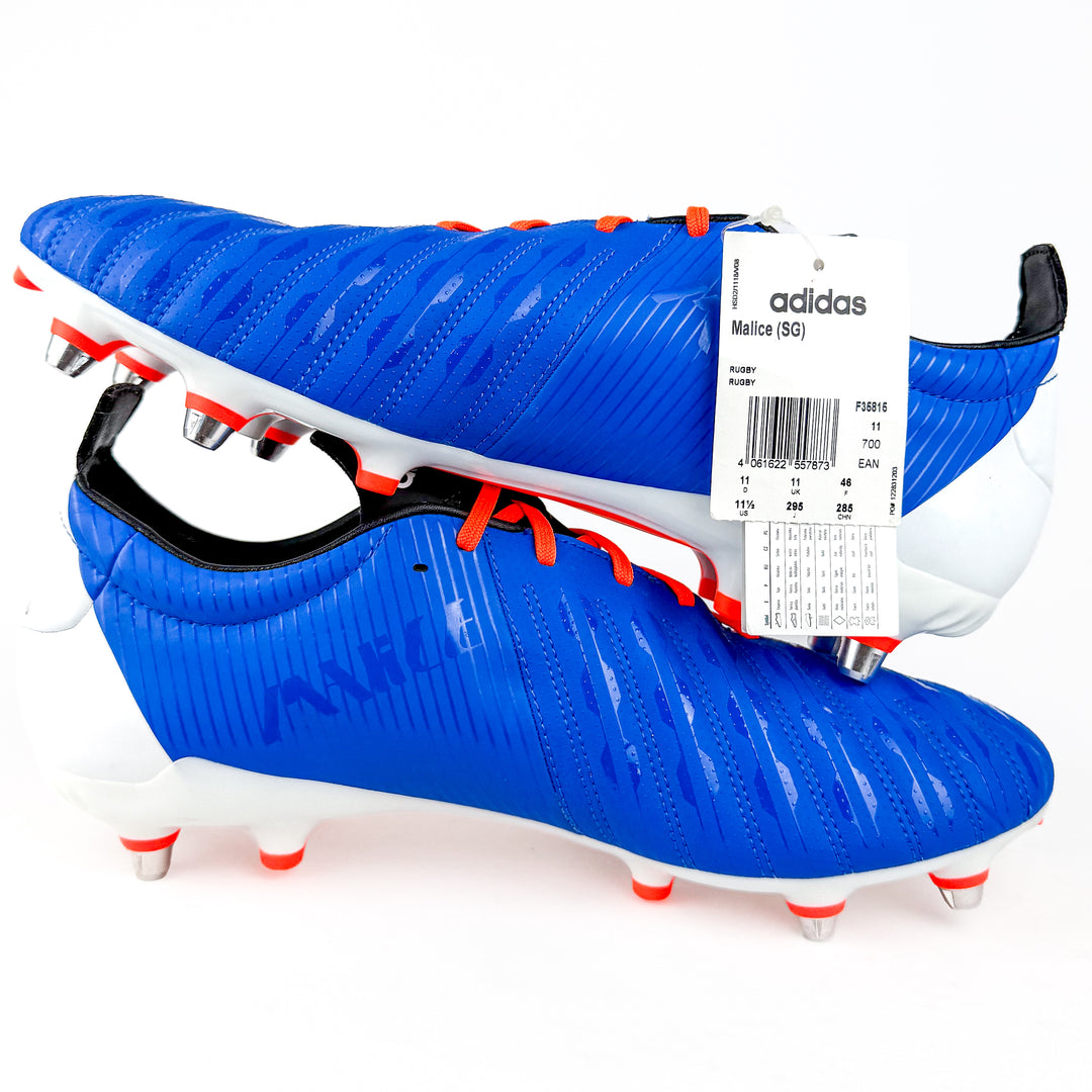 Adidas Malice SG - Blue/Solar Orange/White *Brand New*