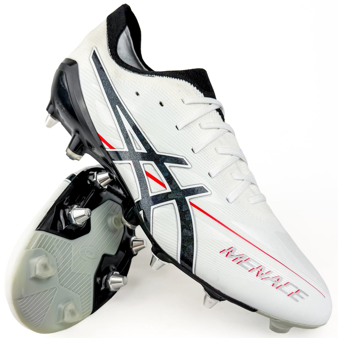 ASICS Menace 5 SG - White/Black/Red *Brand New*