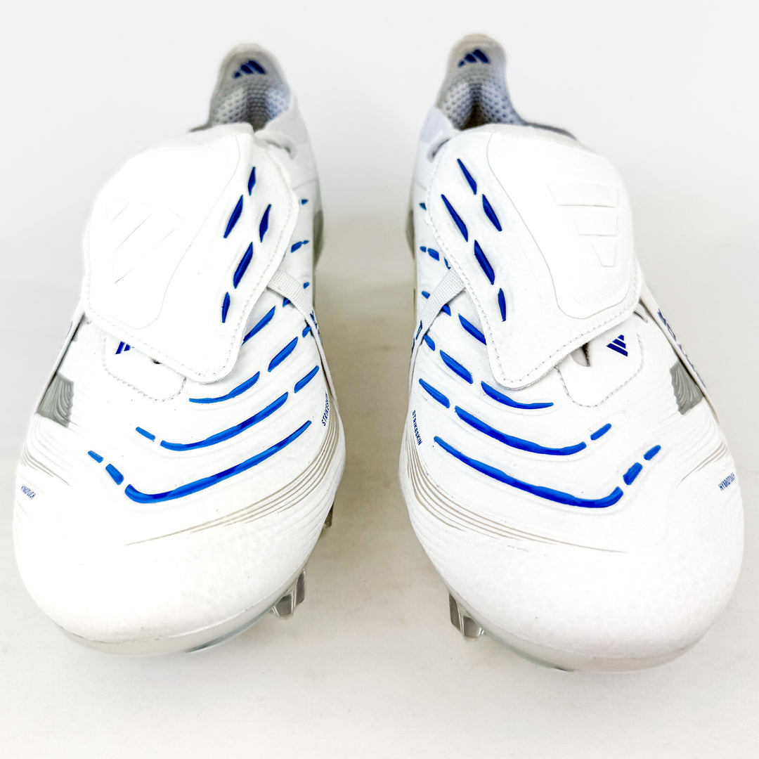 Adidas Predator Elite Tongue FT FG - White/Silver Metallic/Bright Royal *Brand New*
