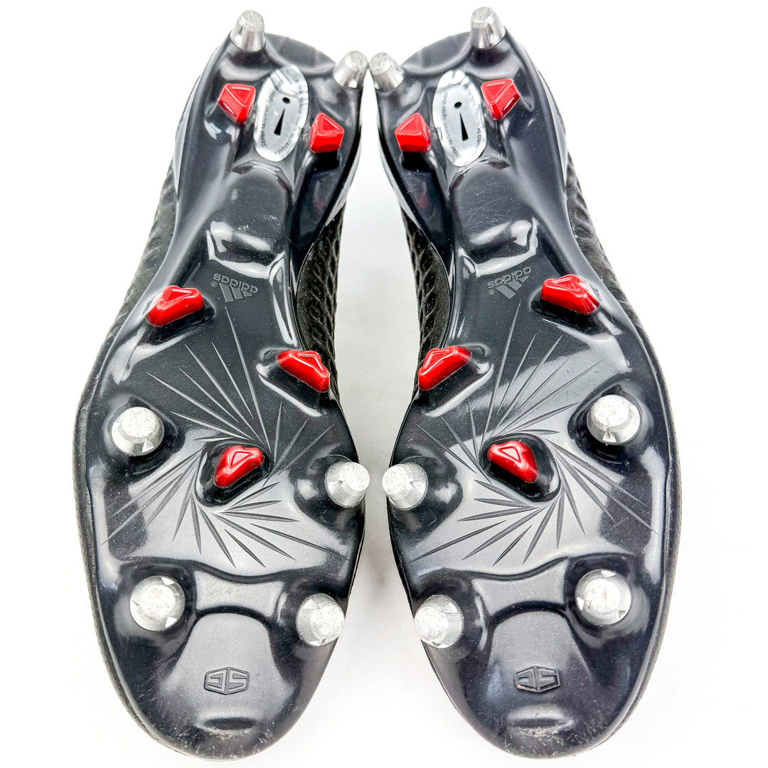 Adidas Predator Malice Control SG - Black/Light Brown/Hi-Res Red/Talc *Wore Once*