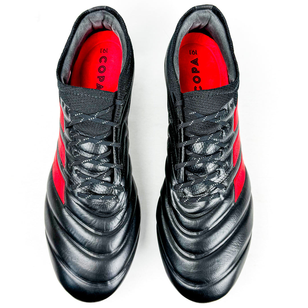Adidas Copa 19.1 SG - Black/Hi-Res Red/Silver Metallic *Brand New*