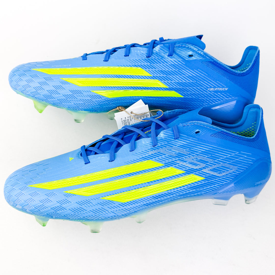 Adidas F50 Elite FG - Lucid Ray Blue/Team Solar Yellow/Lucid Aquamarine *In Box*
