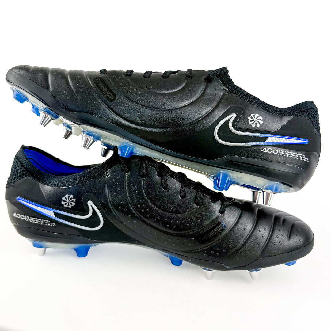 Nike Tiempo Legend 10 Elite SG-Pro  - Black/Hyper Royal/Chrome *Brand New*