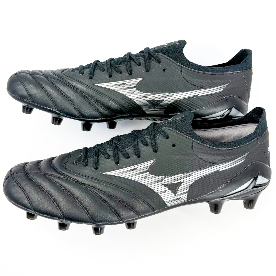 Mizuno Morelia Neo IV Beta Elite FG - Black/Galaxy Silver/Black *Brand New*