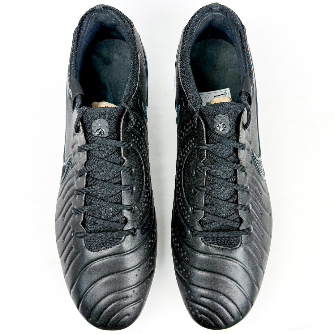 Nike Tiempo Legend 10 Elite AC SG-Pro  - Black/Deep Jungle *Wore Once*