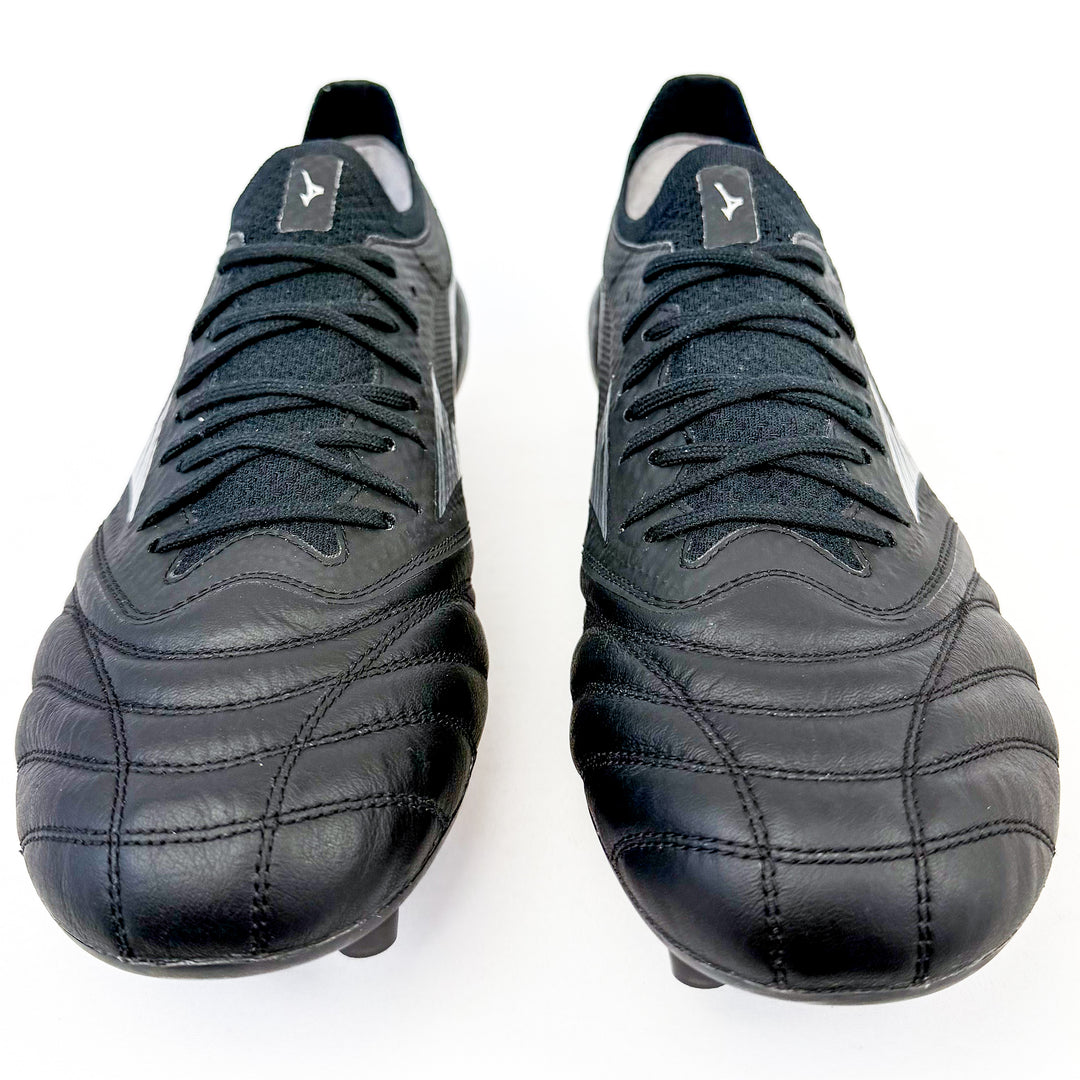 Mizuno Morelia Neo IV Beta Elite FG - Black/Galaxy Silver/Black *Brand New*
