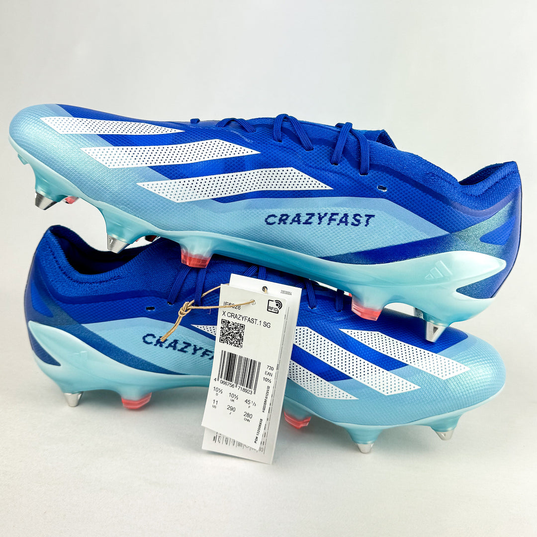Adidas X Crazyfast .1 SG - Bright Royal/White/Solar Red *In Box*