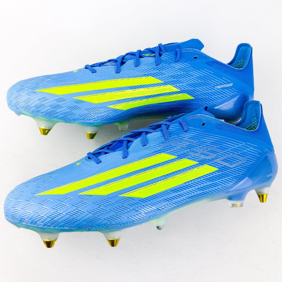 Adidas F50 Elite SG - Lucid Ray Blue/Team Solar Yellow/Lucid Aquamarine *In Box*