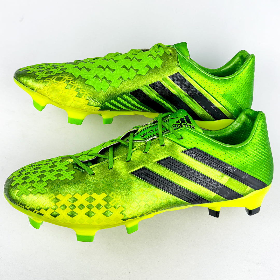 Adidas Predator LZ II FG - Ray Green/Black/ Electricity *Wore Once*