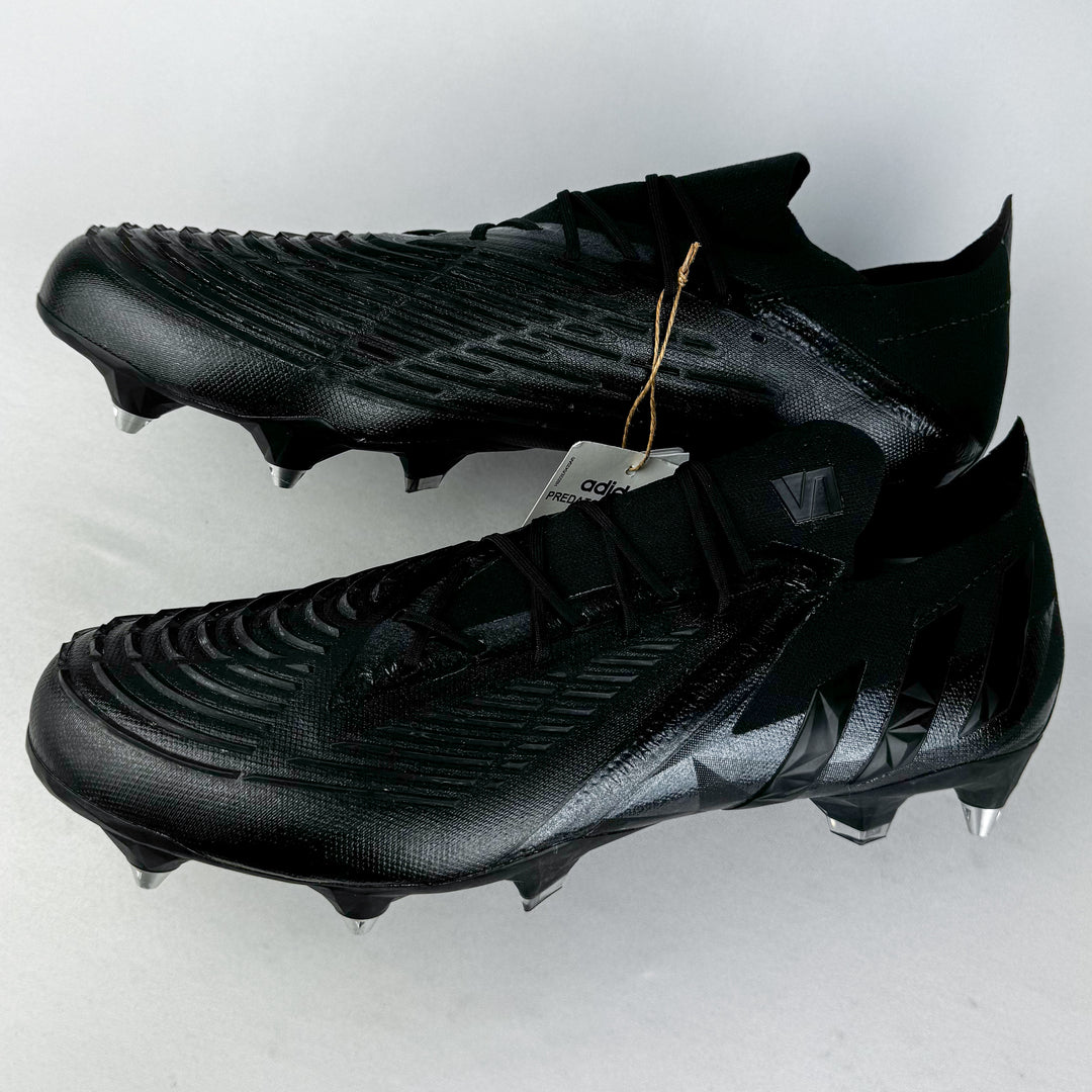 Adidas Predator Edge .1 Low SG - V1 Prototype -  Core Black/Core Black *Brand New*