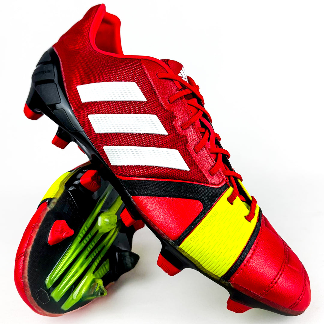 Adidas Nitrocharge 1.0 FG - Red/Electricity Yellow/Black/White *Brand New*