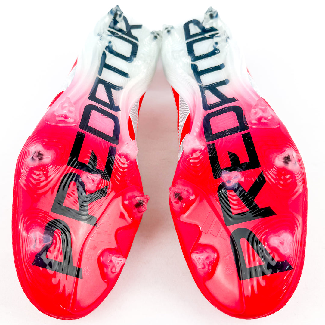 Adidas Predator Elite FG - Lucid Red/White/Core Black *Laced Mod*