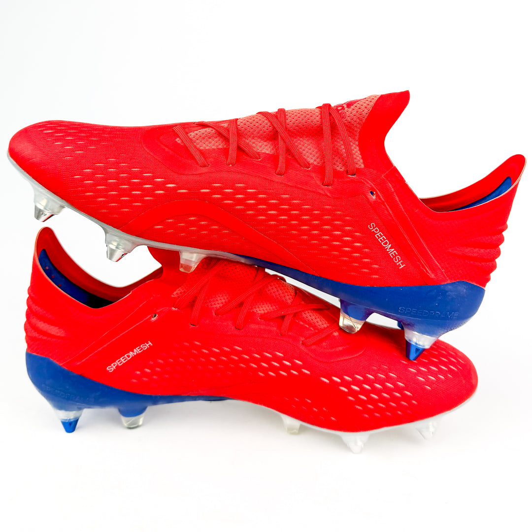 Adidas X 18.1 SG - Active Red/Silver Metallic/Bold Blue *Brand New*