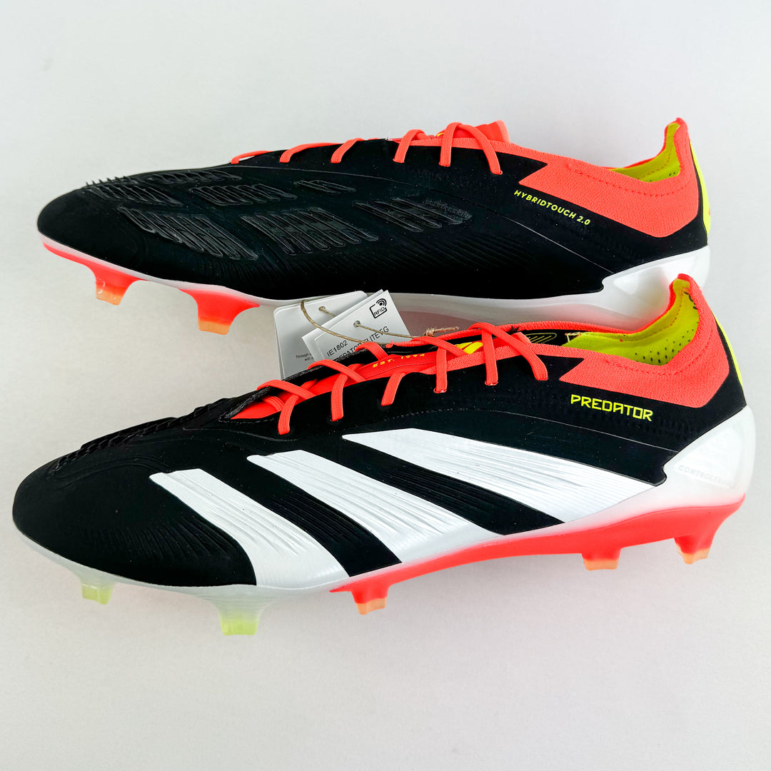 Adidas Predator Elite FG - Black/Solar Red/White/Solar Yellow *Brand New*