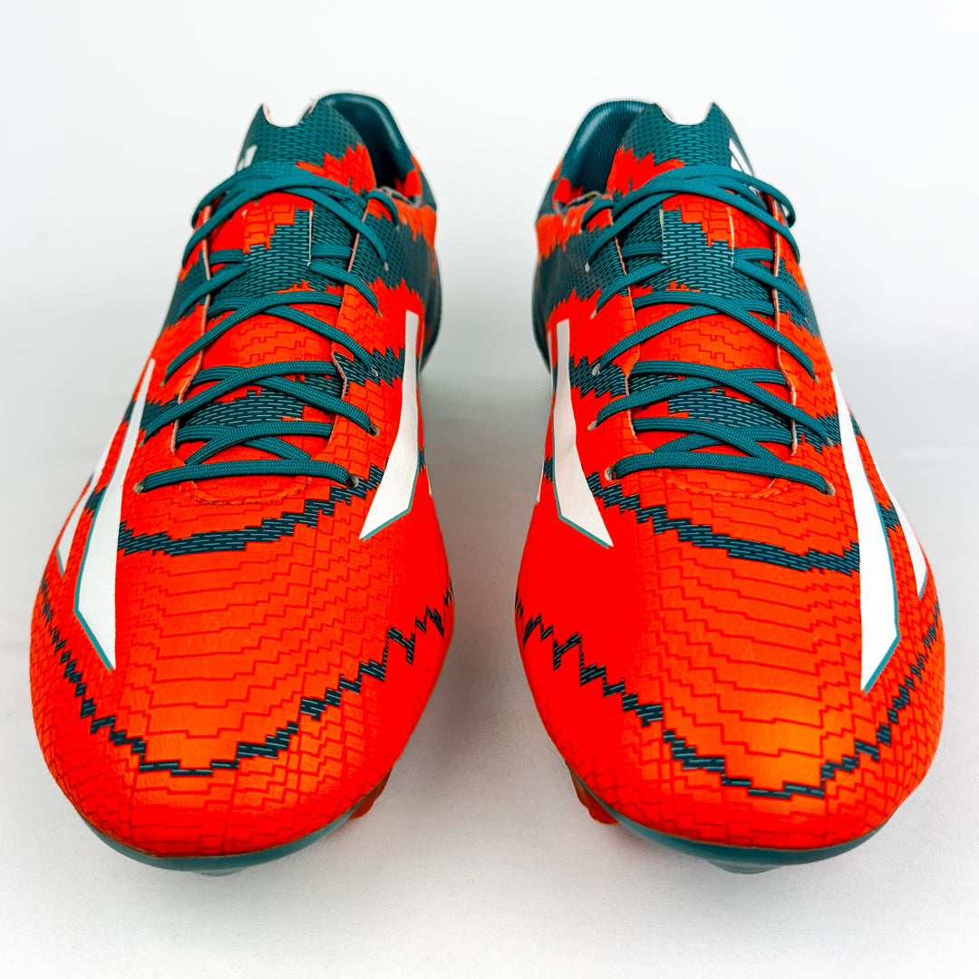 Adidas F50 Adizero 2014 FG - Messi Mirosar10 - Power Teal/White/Solar Orange *As New*