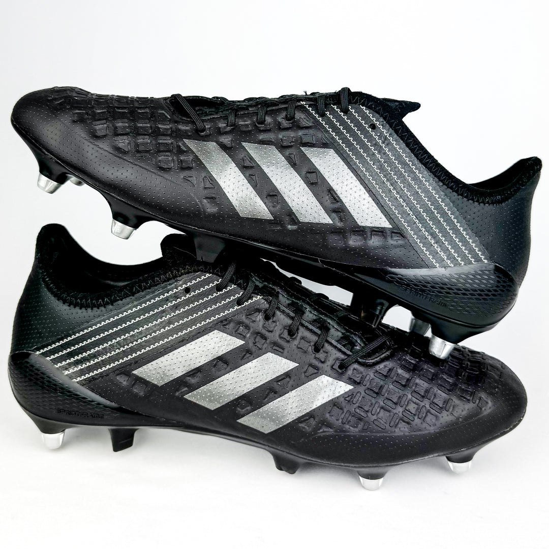 Adidas Predator Malice Control SG - Core Black/Utility Black/Silver Metallic *Wore Once*