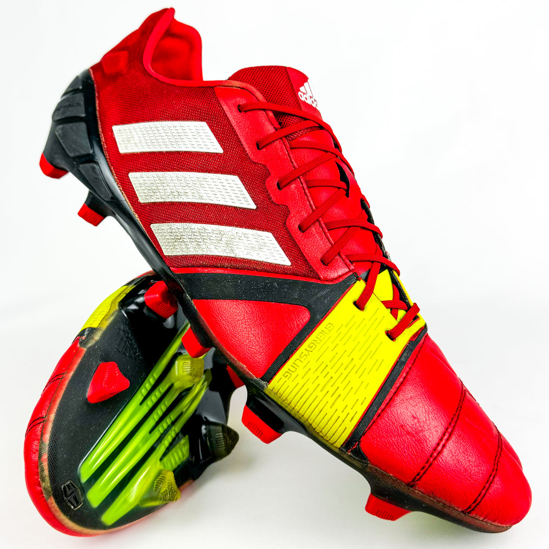 Adidas Nitrocharge 1.0 FG - Red/Electricity Yellow/Black/White *Pre-Owned*