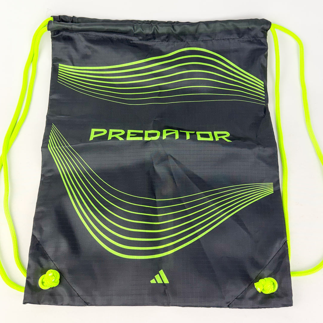Adidas Predator Elite Tongue FT FG - Core Black/Carbon/Lucid Lemon *In Box*