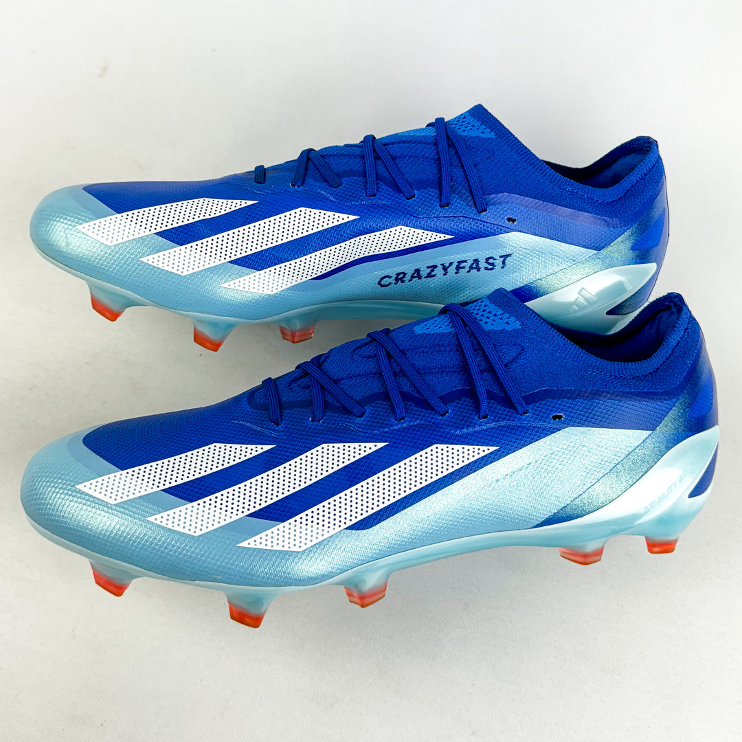 Adidas X Crazyfast .1 FG - Bright Royal/White/Solar Red *Brand New*