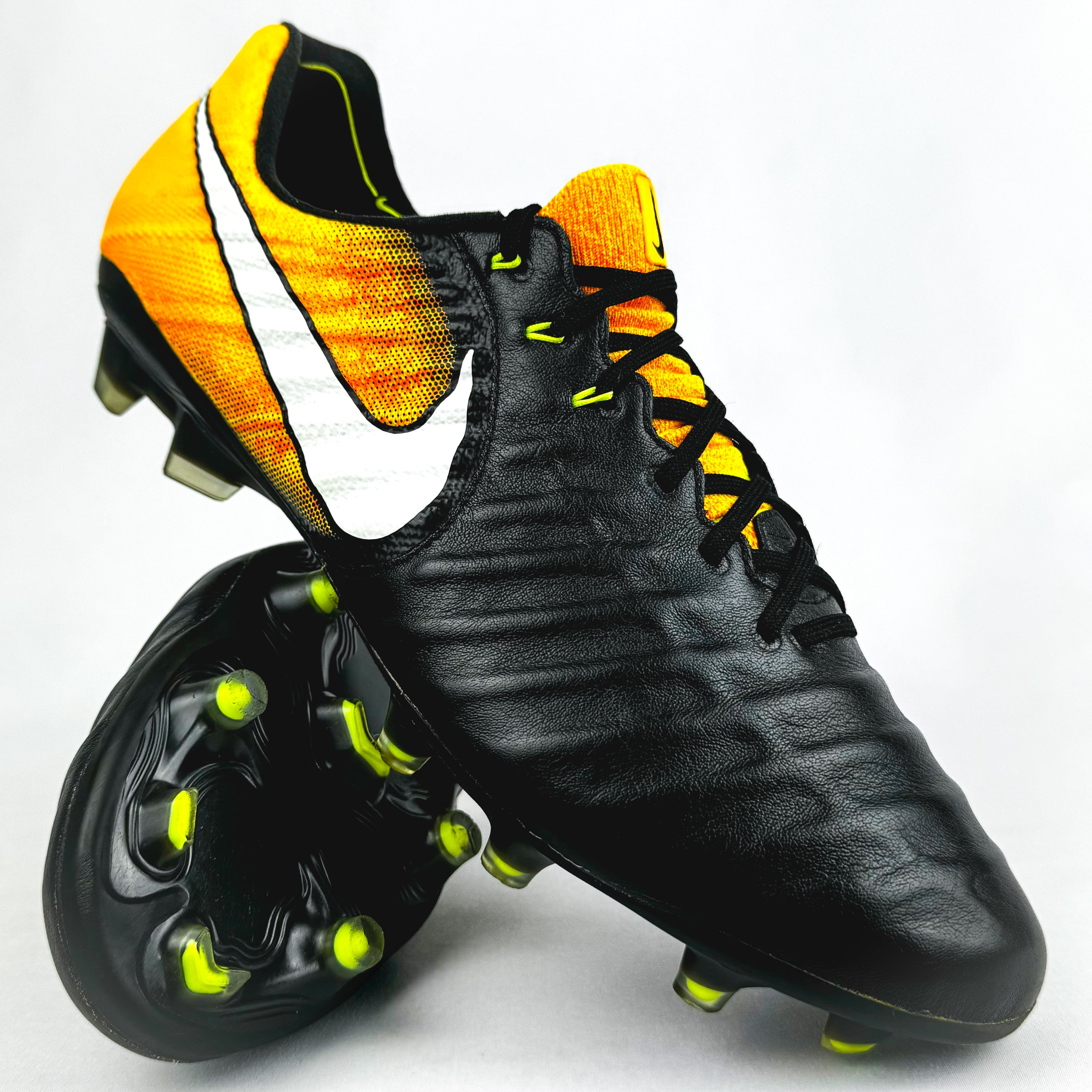 Nike tiempo legend 7 black and orange on sale