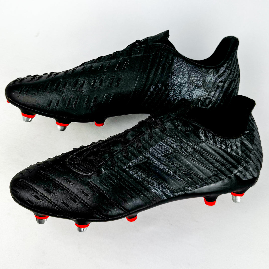 Adidas Predator Malice Control SG - Core Black/Solar Orange *Pre-Owned*