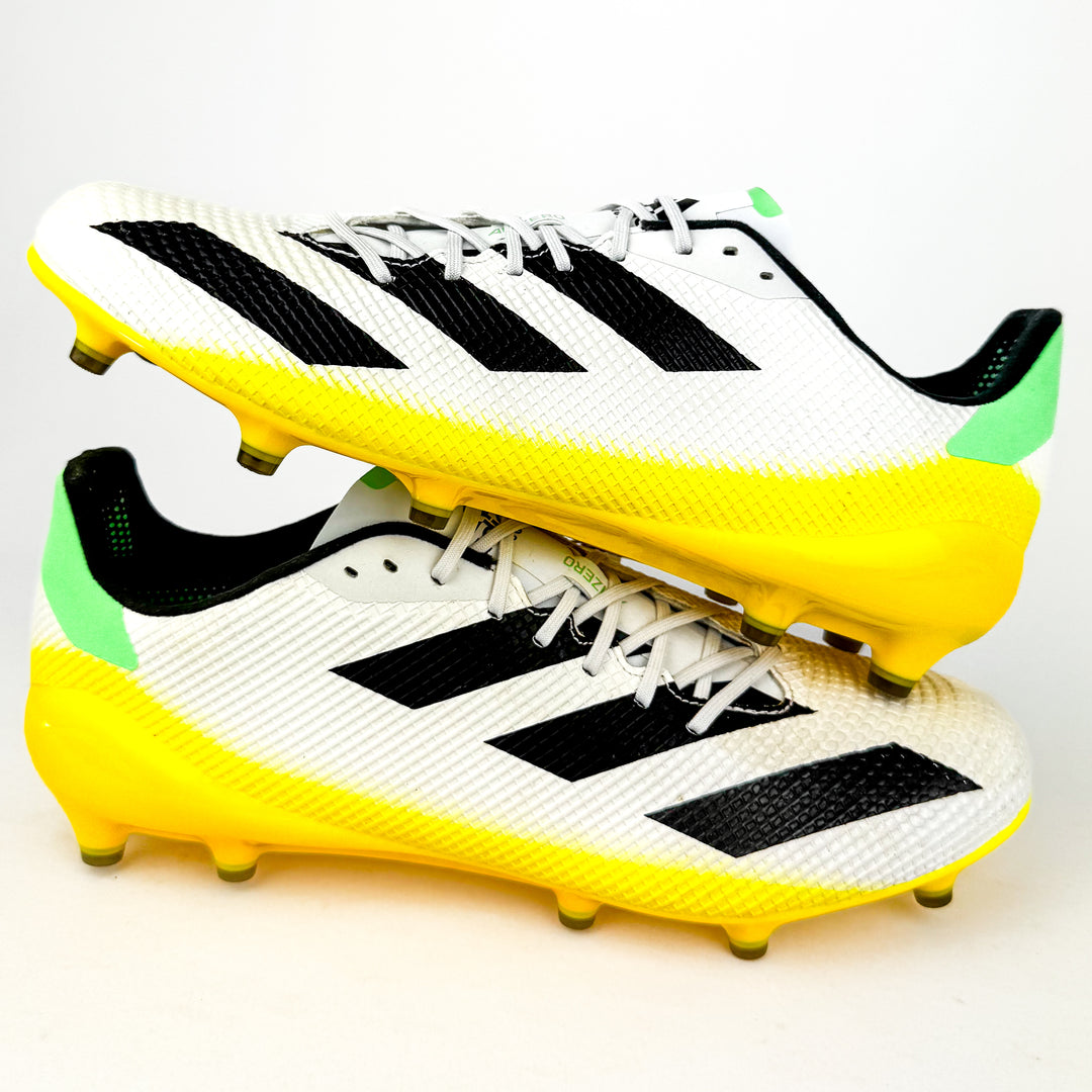 Adidas Adizero RS7 FG - White/Black/Beam Yellow/Beam Green *Brand New*