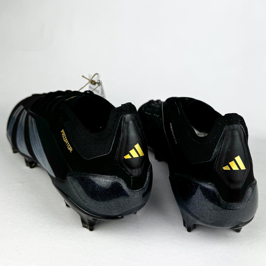 Adidas Predator Elite FG - Core Black/Gold Metallic/Carbon *In Box*