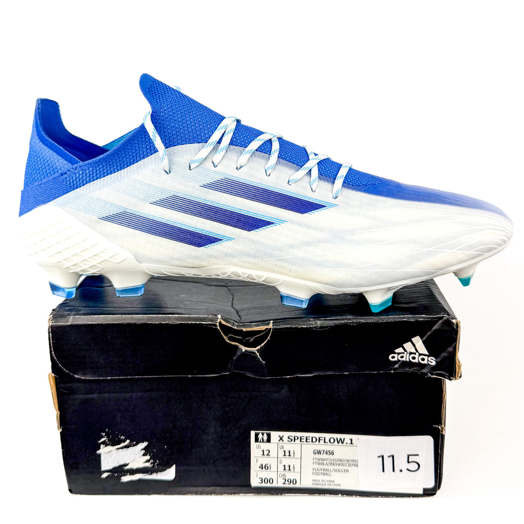 Adidas X Speedflow .1 FG - White/Legacy Indigo/Sky Rush Blue *In Box*