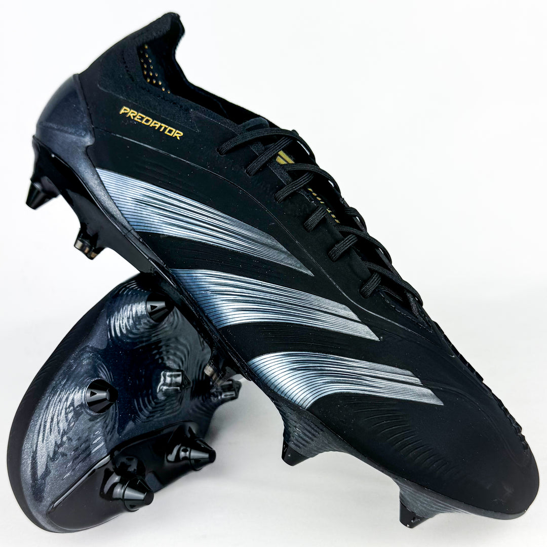 Adidas Predator Elite SG - Core Black/Gold Metallic/Carbon *Brand New*