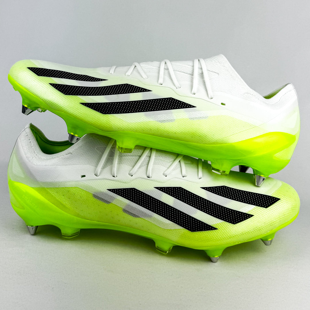 Adidas X Crazyfast .1 SG - White/Lucid Lemon/Core Black *Brand New*