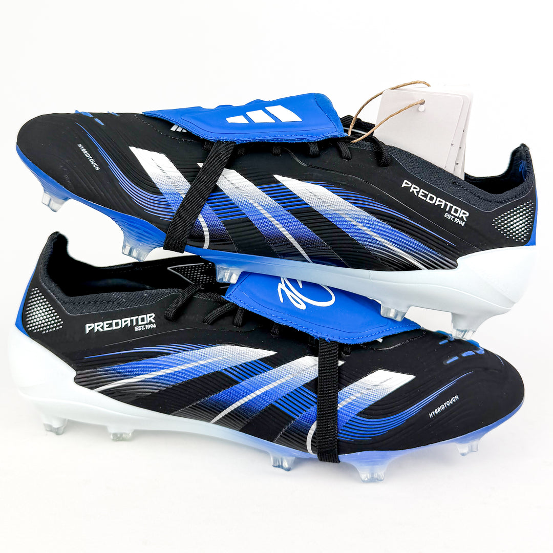 Adidas Predator Elite Tongue FT FG x Bellingham - Core Black/Glory Blue/White *In Box*