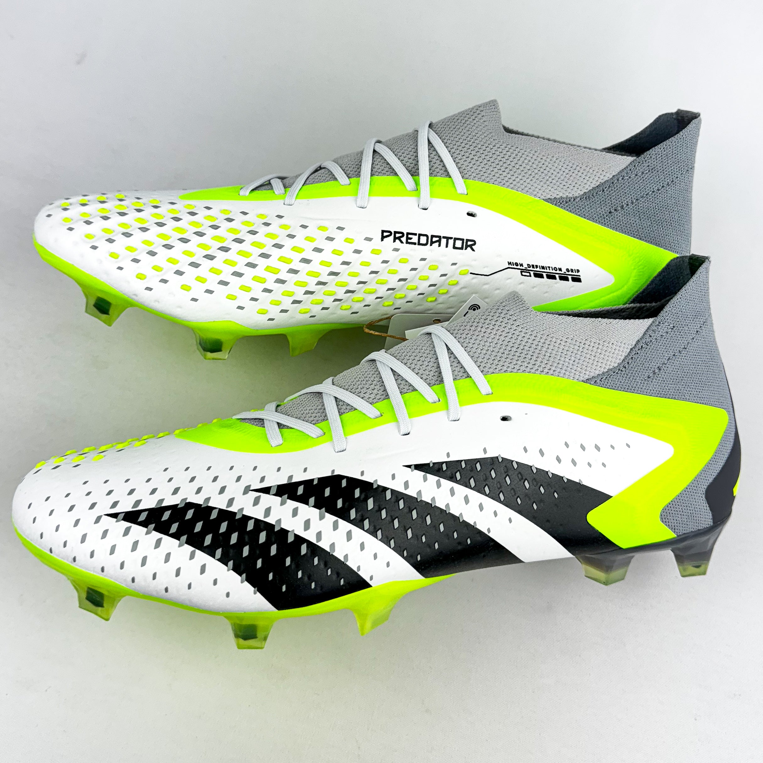 Adidas Predator Accuracy .1 FG - White/Core Black/Lucid Lemon *In