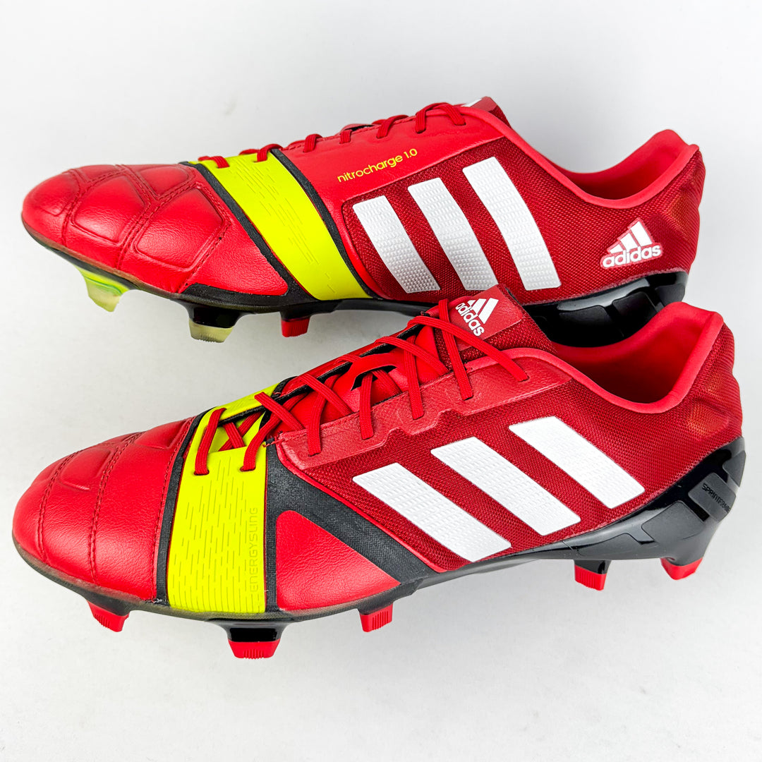 Adidas Nitrocharge 1.0 FG - Red/Electricity Yellow/Black/White *Brand New*