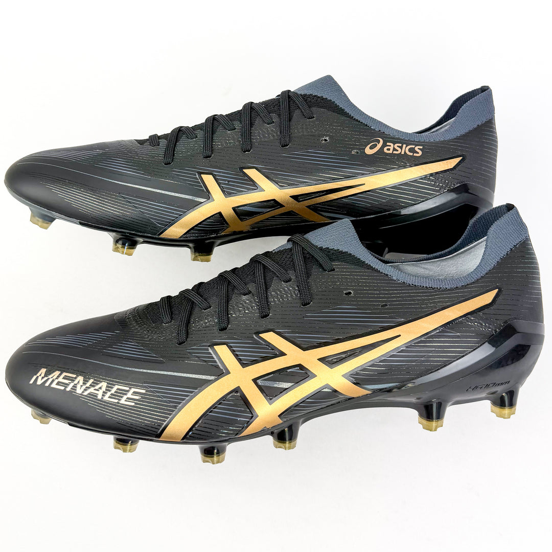ASICS Menace 5 FG - Black/Pure Gold *Brand New*