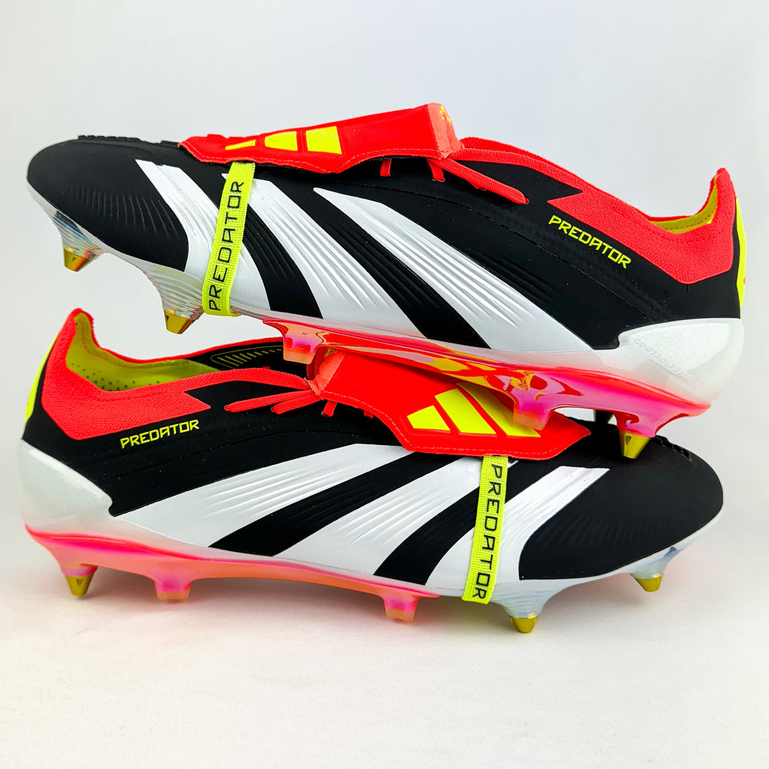 Adidas Predator Elite Tongue FT SG - Black/Solar Red/Solar Yellow/White *In Box*
