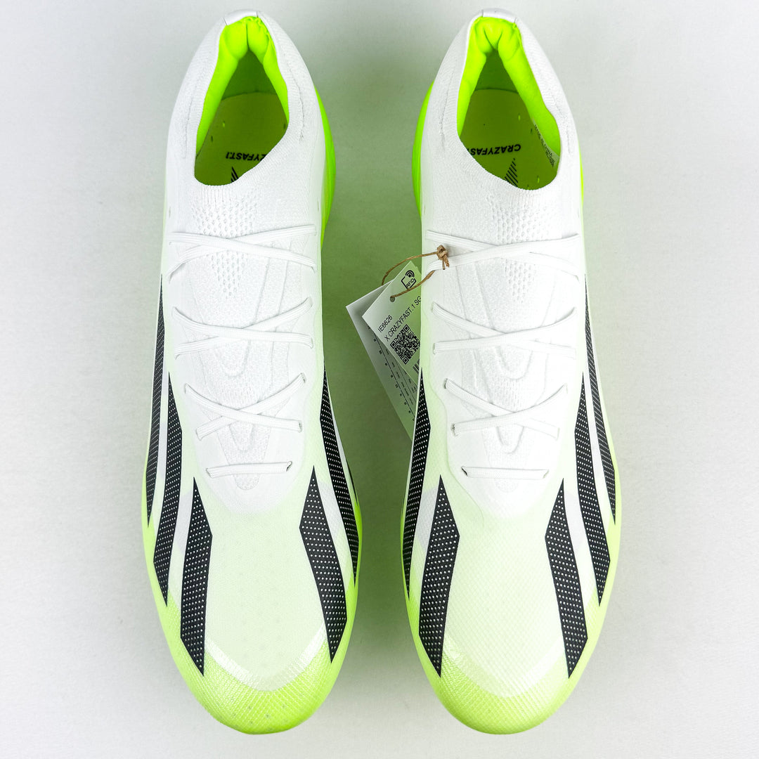 Adidas X Crazyfast .1 SG - White/Lucid Lemon/Core Black *Brand New*