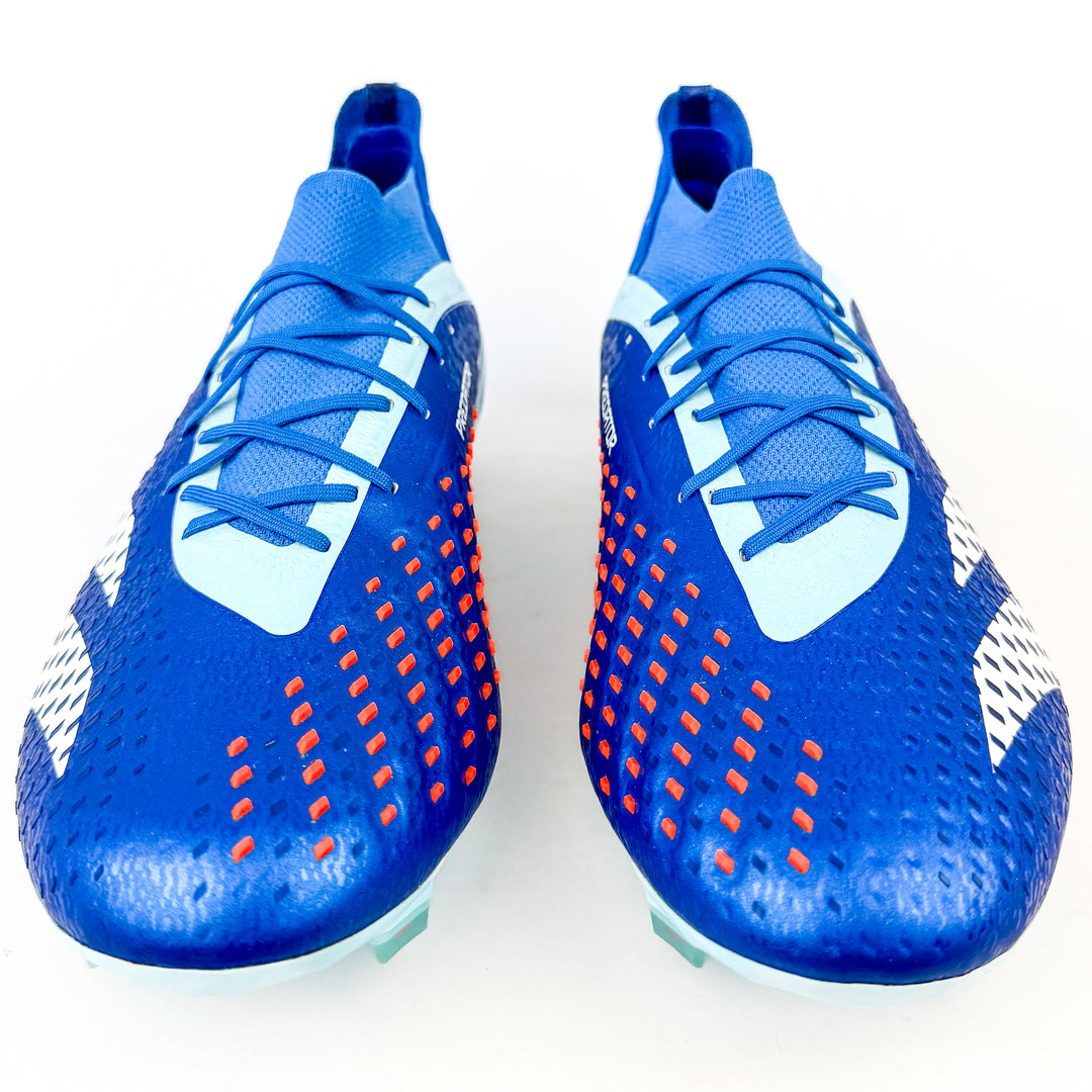 Adidas Predator Accuracy .1 FG - Bright Royal Blue/White/Blue Bliss/Infrared *Wore Once*