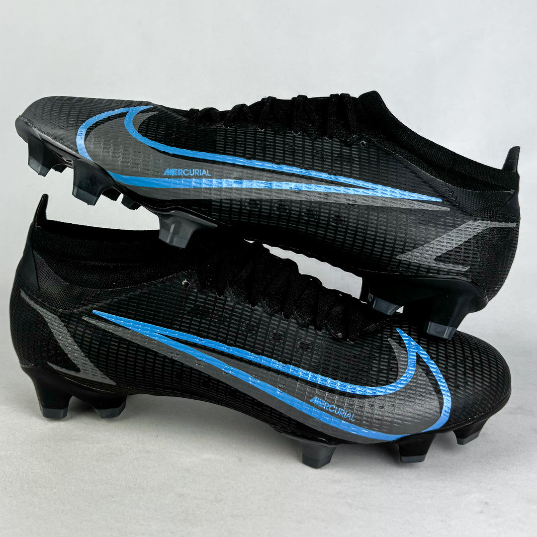 Nike Mercurial Vapor 14 Pro FG - Black/Iron Grey/Baby Blue *Brand New*